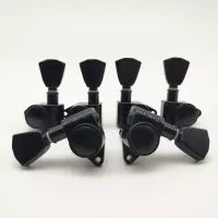 PP-B06 BK комплект колков 3+3 типа Grover, закрытый механизм, черные, Smiger