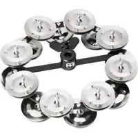 Meinl hthh2bk  тамбурин для хай-хэта 5" headliner® series, двухрядный, джинглы стальные