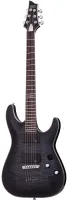 SCHECTER C-1 PLATINUM STBLS (GC) - электрогитара, 24 лада.Корпус: махагон.Гриф: клен.Накладка грифа: палисандр.Звукосниматели: Н/Н EMG 81/EMG 85.Переключатель звукоснимателей: 3-позиционный.Регуляторы: 1V/1Т.Цвет: See-Thru Black Satin
