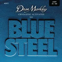 DM2672 Blue Steel Комплект струн для бас-гитары, 45-100, Dean Markley