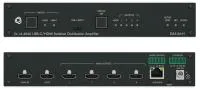 Kramer KRAMER DA3-24-H, Усилитель-распределитель 1:4 HDMI с коммутатором 2х1 HDMI + USB-C и деэмбедером аудио; поддержка 4K60 4:4:4, HDMI 2.0, PoE