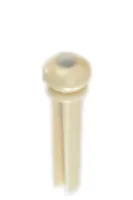 String pin Acura GP-N3 - Bone acoustic guitar string pin with mother-of-pearl inlay, per piece