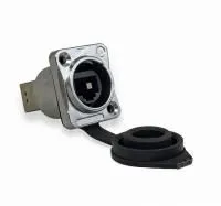 SL Audio RJ45-H - IP65 RJ45 влагозащищенный корпус конектора панельный, ввод кабеля прямой, шт