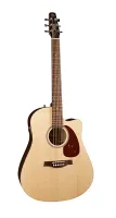030910 Coastline S6 SLIM CW Spruce QIT Электро-акустическая гитара, с чехлом, узкий гриф, Seagull