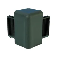 Adam Hall Уголок пластиковый Easy Case System, цвет темно-серый Q4504DG