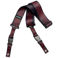 Dimarzio DD2243 - Ремень для гитары STEVE VAI CLIPLOCK® — ART GUITAR STRAP BLACK, Серия Cliplock Guitar Straps, Материал: Нейлон, Рисунок: Art Strap,