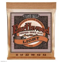 ERNIE BALL 2148 Earthwood Phosphor Bronze Light 11-52 - Струны для акустической гитары