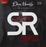 DM2698 SR2000 Комплект струн для 6-струнной бас-гитары, сталь, 27-127, Dean Markley