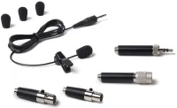 LM10B компактный петличный микрофон с круговой диаграммой направленности, с комплектом переходных разъемов