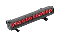 DTS FOS 50 POWER FC, SPOT lens, IP65, Black  Линейный LED светильник, 3518 lux/ 3m, 4432 Lum, 12 Full Colour (RGBW) LEDs, угол 15‘,управление через контроллер Z40 (до 8-ми приборов), DMX 512, 100 Вт, 510*141*168 mm, 3,5 kg
