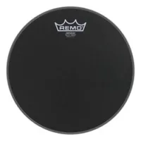 Remo be-0810-es  10" emperor black suede, пластик для барабана, двойной, черный