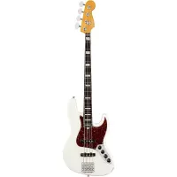 FENDER American Ultra Jazz Bass®, Rosewood Fingerboard, Arctic Pearl электрогитара, цвет белый в комплекте кейс