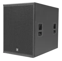 MASTERS QUBE XVIII Профессиональная активная низкочастотная система с DSP управлением. Мощность 1500 Вт (AES), максимальный УЗД 136 дБ,  18", DSP Masters by Marani с полным комплектом цифровых инструментов -  FIR, MIR, IIR, AEQ, Управление через TCP\IP