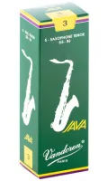 Tenor saxophone reeds Vandoren Java SR273 - Java tenor saxophone reed with thicker tip and longer flexible palette with strength 3. Price per pack of 5 pieces