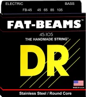 FB-45 Fat-Beams Комплект струн для бас-гитары, сталь, Medium, 45-105, DR