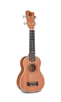 GKS-30 4-струнная укулеле-сопрано, размер 21", корпус сапеле, гриф махагон/палисандр/пластик, нейлоновые струны, прозрачный матовый лак, Smiger