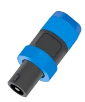 Taverlab F1012-Blue - Разъём кабельный 4PIN Speaker Connector "папа", синий