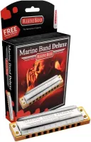 HOHNER Marine Band De lux 2005/20 C -губная гармоника -Richer Classic,корпус дерево M200501