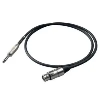 PROEL BULK210LU05 шнур соединительный стерео джек 6,3/ XLR мама. Длина: 0,5м
