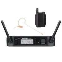 Shure GLXD14E/MX53-Z2 - Беспроводная радиосистема для сценического использования, диапазон 2.4 ГГц,  в комплекте головной микрофон MX153