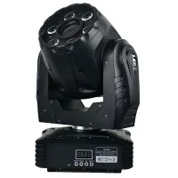 Estrada pro mh95sw luna  светодиодная гибридная вращающаяся голова 35w spot + 6шт х 10вт rgbw wash,c моторизированным фокусом