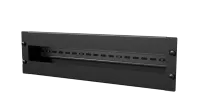Caymon BDR03 19" панель с DIN-рейкой, 3U, на 24 модуля, сталь 1,5 мм.