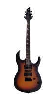 SQOE Seib370 MSB электрогитара матовая Superstrat H+S+H