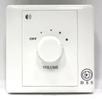 H-01G-30W настенный регулятор громкости, 30 Вт, выключатель от сигнала вызова, панель пластик, цвет белый, бренд DSS