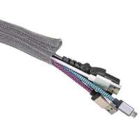Kondator 429-25SG- Самозакрывающаяся кабельная оплетка, 25 мм, длина 25 м, серая