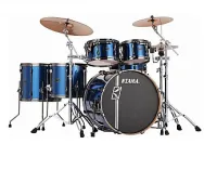 Tama Mk62hzbns-isp Superstar Hyper-drive 6pc Bass Drum Shell Kit - 22"x18" Bd, 10"x6.5" Tt, 12"x7" Tt, 14"x12" Ft, 16"x14" Ft, 14"x5.5" Sd, Mc69 X 2