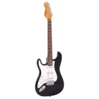 Encore lh-e6blk  левосторонняя электрогитара, форма stratоcaster, sss, цвет черный
