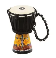 Meinl hdj7-xxs  mini djembe джембе 4,5"х8", красное дерево, цвет gecko design