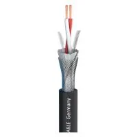 SC-SOURCE MKII HIGHFLEX PUR BLK микрофонный кабель, 2x0,25 мм², PUR, чёрный Sommer Cable