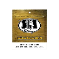 Струны для акустической гитары SIT GB1048, Golden Bronze Extra Light 80/20, 10-48