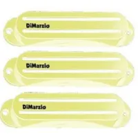 DIMARZIO FAST TRACK PICKUP COVER SET DM2002RD комплект пластиковых крышек для рельсовых звукоснимателей в корпусе single, 3 шт,
