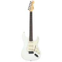 SQOE Sest200 Mwhite(ivory) электрогитара матовая