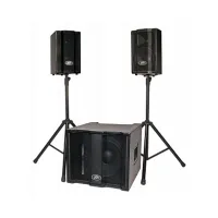 Peavey TriFlex II Звуковой комплект 1000 Вт, субвуфер активный, 1х500Вт + 2х250Вт, 15", 2 сателита пассивные 1х10", 1х1.4"