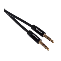 00-00032069 Переходник Jack 3.5мм(m)-Jack 6.3мм(f) черный, GoPower