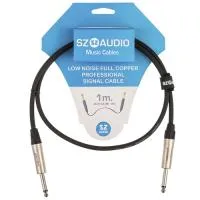 SZ-Audio Jack 6,3 - Jack 6,3 Mono 1m - Кабели инструментальные