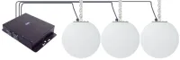 EUROLITE LED Ball 50 IP66 24V Декоративный LED светильник колорченджер 18хсиних, 36хзеленых, 27хкрасных светодиодов , управление DMX через контроллер, диаметр шара -500 мм