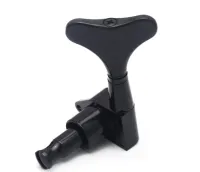 MHB-02-BK-4L Колки для бас-гитары 4л, черные, Metallor