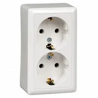 Розетка полиамид, белая 16А, 250V, IP20 05148