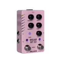 Mooer d7 delay x2  педаль эффектов цифровой дилей