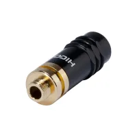 Sommer Cable HI-J35S-SCREW-F- Разъем miniJack 3,5 мм стерео, с резьбовой фиксацией, под пайку