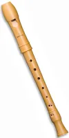 Soprano recorder Mollenhauer Canta 2166 - Two-part soprano recorder with pear body, German fingering and double holes with clear focused timbre
