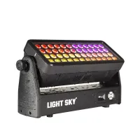 Light Sky SIRENA - Светодиодный прожектор 48х15 Вт, 4-в-1 RGBL, управление DMX512, RDM, IP66, покрытие 18°/35°