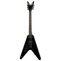 DEAN VXL CBK - левосторонняя электрогитара, тип 'стрела',22 лада,24 3/4,HH, 2V+1T, цвет черный