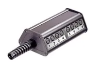 Rean NSB2A-12/4 распред. коробка 12 XLR female входов, 4 XLR male выхода, трапецевидная конструкц