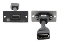 Kramer [w-dp(b)] модуль-переходник displayport розетка-розетка; цвет черный