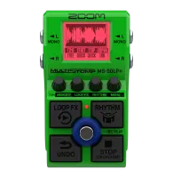 ZOOM MS-90LP+ MultiStomp Looper Pedal — лупер для создания многослойных лупов с функциями overdub, отмены и сохранения через USB.
